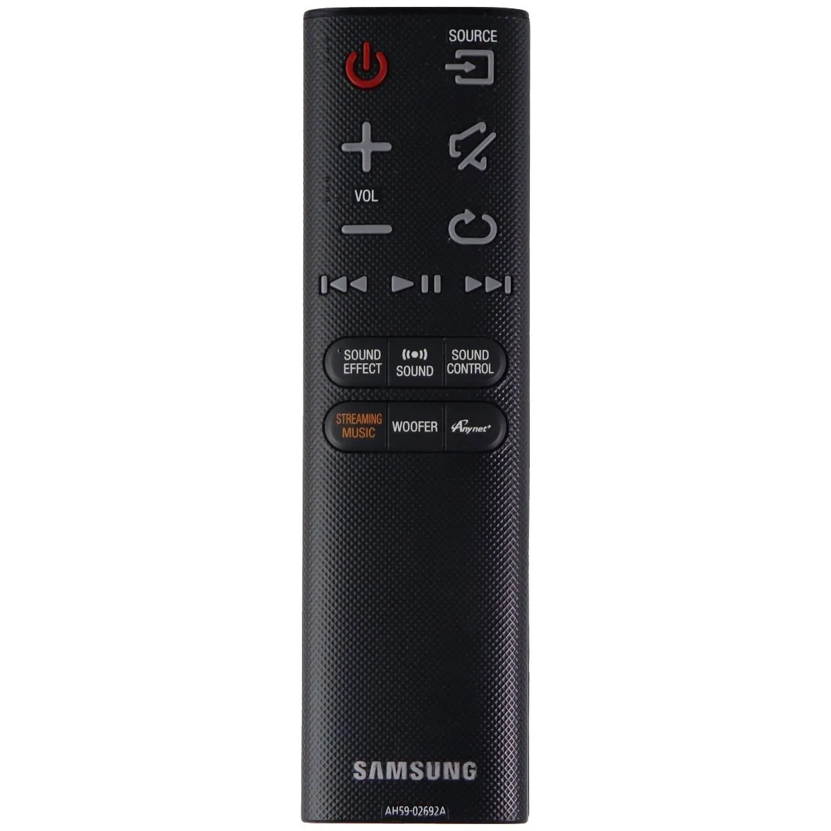 Samsung Remote (AH59-02692A) for Select Samsung Soundbars - Black