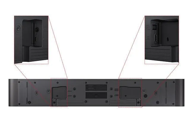 Samsung S50B HWS50B Compact Dark Grey Bluetooth Soundbar with Virtual DTS:X - Optimized Title