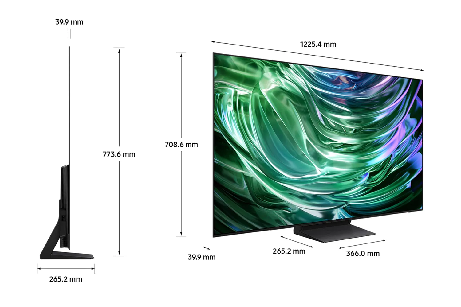 Samsung S90D 55” 4K HDR OLED Smart TV (2024) | QE55S90DAEXXU