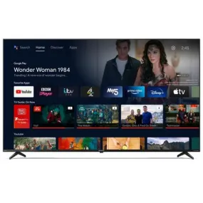 Sharp 4T-C65FP2KL2AB 65" 4K Ultra HD Android Smart TV - Black/Silver