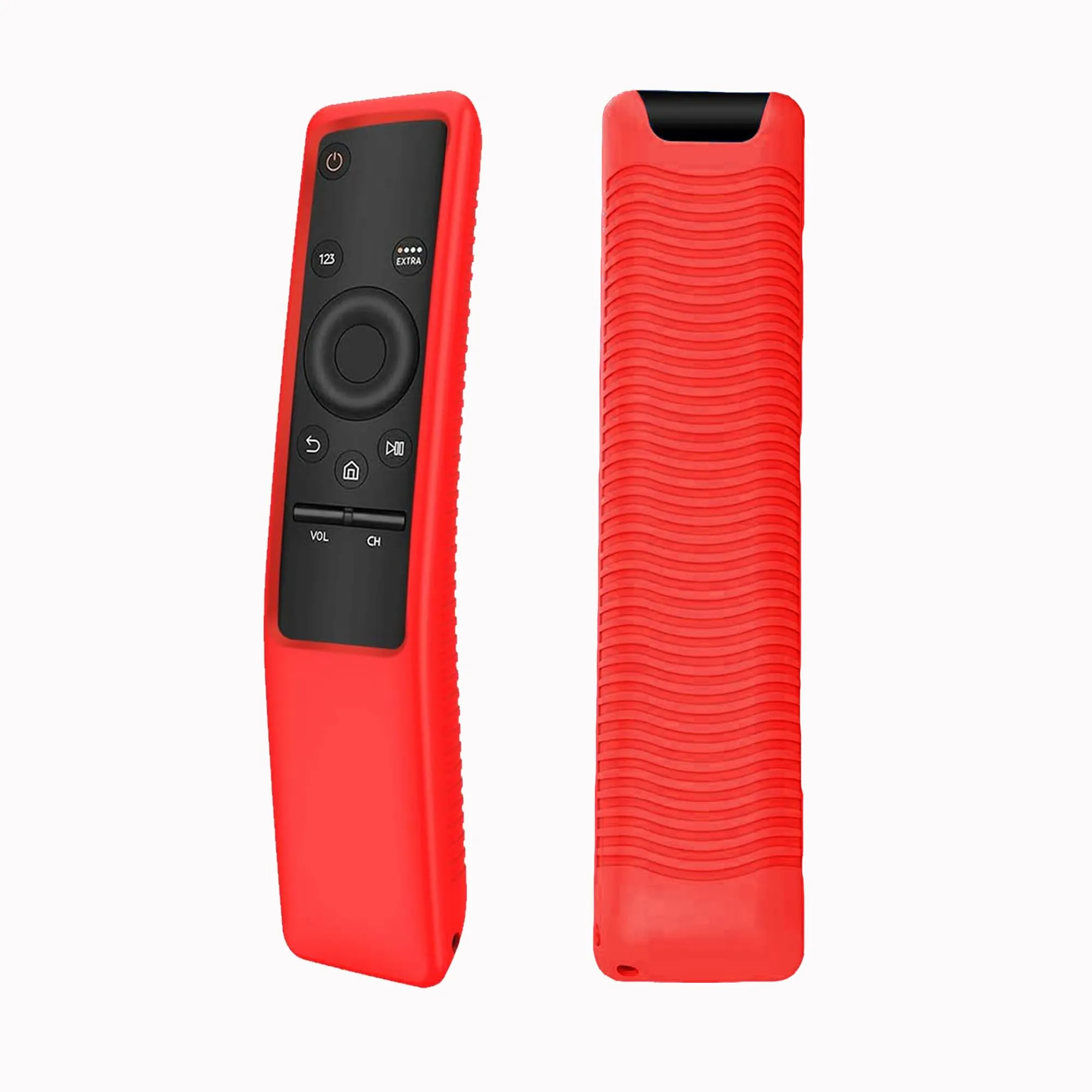 Silicone Protective Case for Samsung Smart TV Remote Control BN59 Series -Red