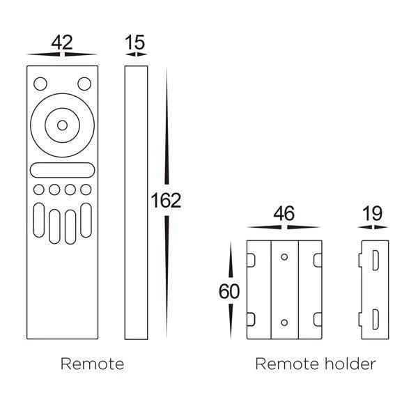 Single Coloured 4 Zone LED Strip Remote Controller Havit Lighting - HV9102-Q1