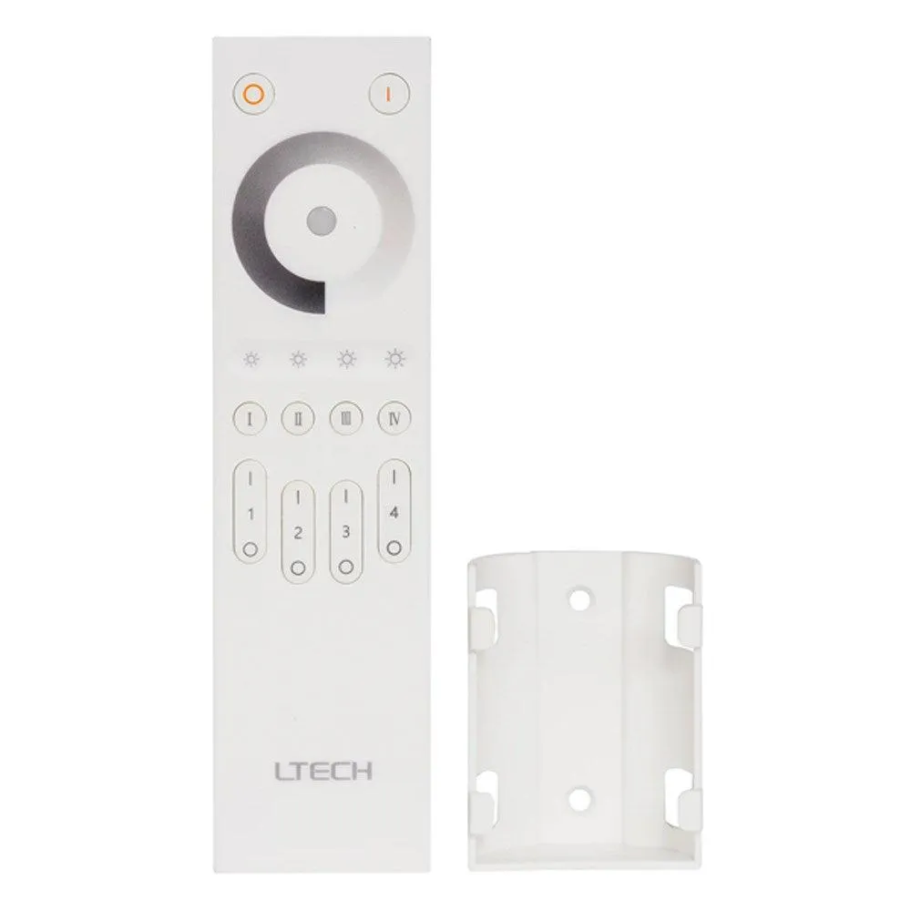 Single Coloured 4 Zone LED Strip Remote Controller White Havit Commercial - HCP-78211