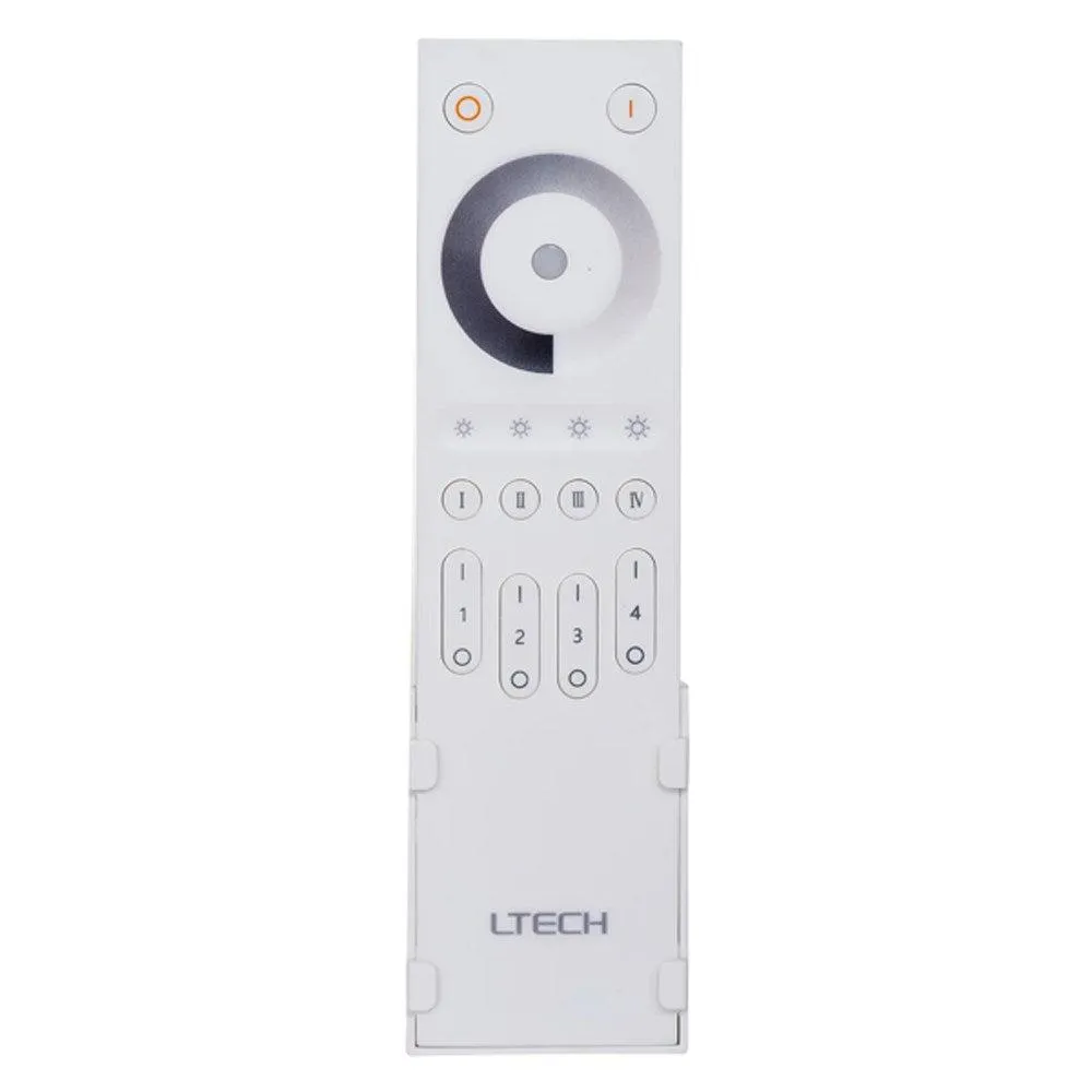 Single Coloured 4 Zone LED Strip Remote Controller White Havit Commercial - HCP-78211