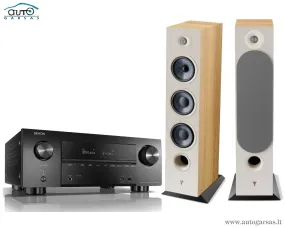 SM Premium klasės stereo komplektas - AV resyveris Denon AVR-X3500H, su kolonėlėm Focal Chora 826