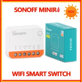 Sonoff Mini R4 Extreme Wifi Smart Switch Detach Relay Mode External Switch Control Via eWelink APP Work with Alexa Google Home