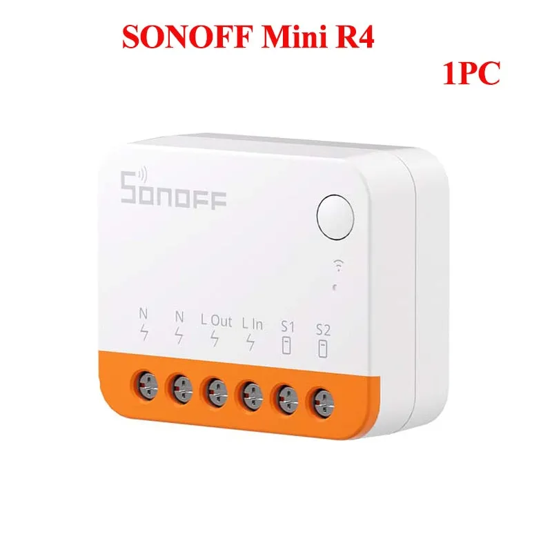Sonoff Mini R4 Extreme Wifi Smart Switch Detach Relay Mode External Switch Control Via eWelink APP Work with Alexa Google Home