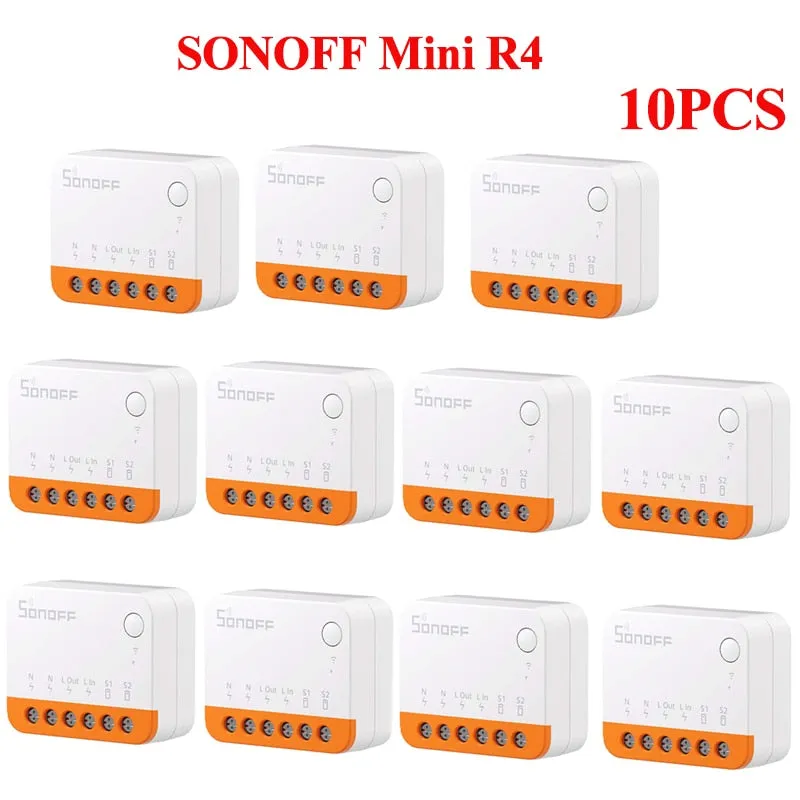 Sonoff Mini R4 Extreme Wifi Smart Switch Detach Relay Mode External Switch Control Via eWelink APP Work with Alexa Google Home