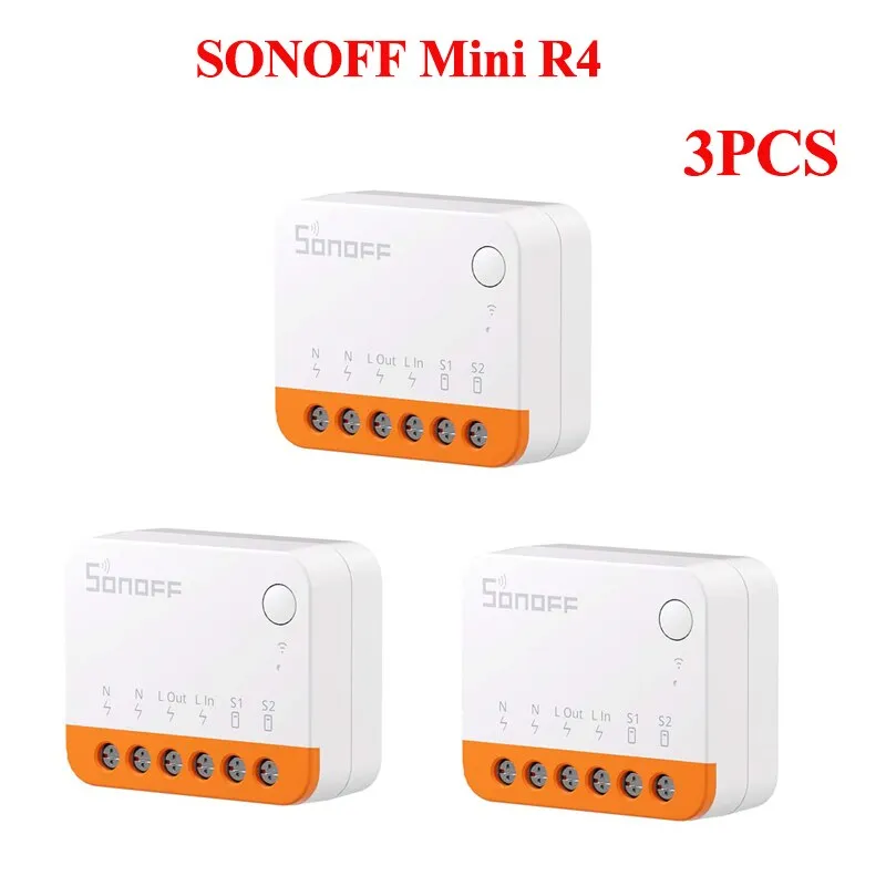 Sonoff Mini R4 Extreme Wifi Smart Switch Detach Relay Mode External Switch Control Via eWelink APP Work with Alexa Google Home