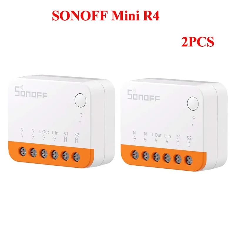 Sonoff Mini R4 Extreme Wifi Smart Switch Detach Relay Mode External Switch Control Via eWelink APP Work with Alexa Google Home
