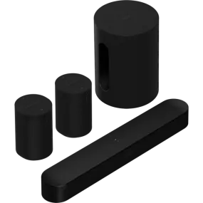 Sonos Heimkino Set mit Beam (Schwarz)