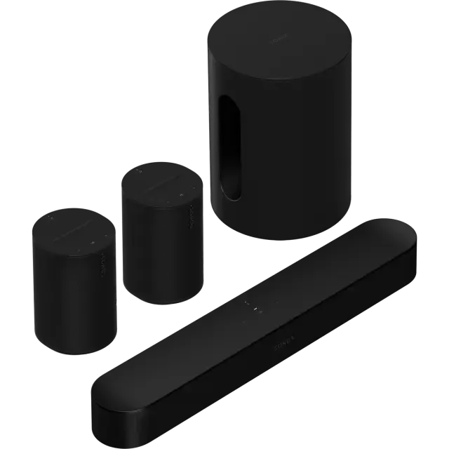 Sonos Heimkino Set mit Beam (Schwarz)