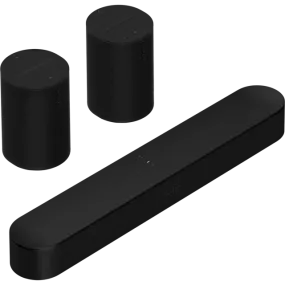 Sonos Surround Set mit Beam (Schwarz)