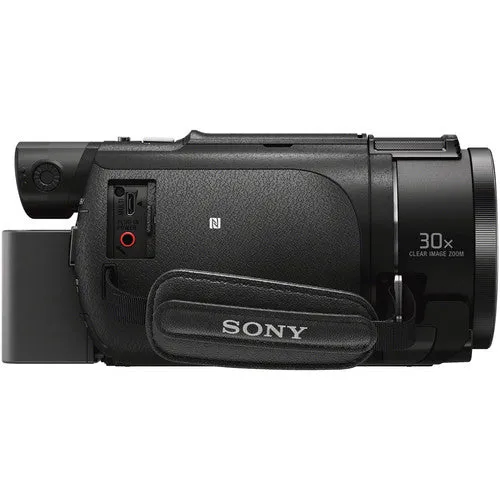 Sony FDR-AX53 4K Ultra HD Handycam Camcorder Bundle with Carrying Case and Accessory Kit