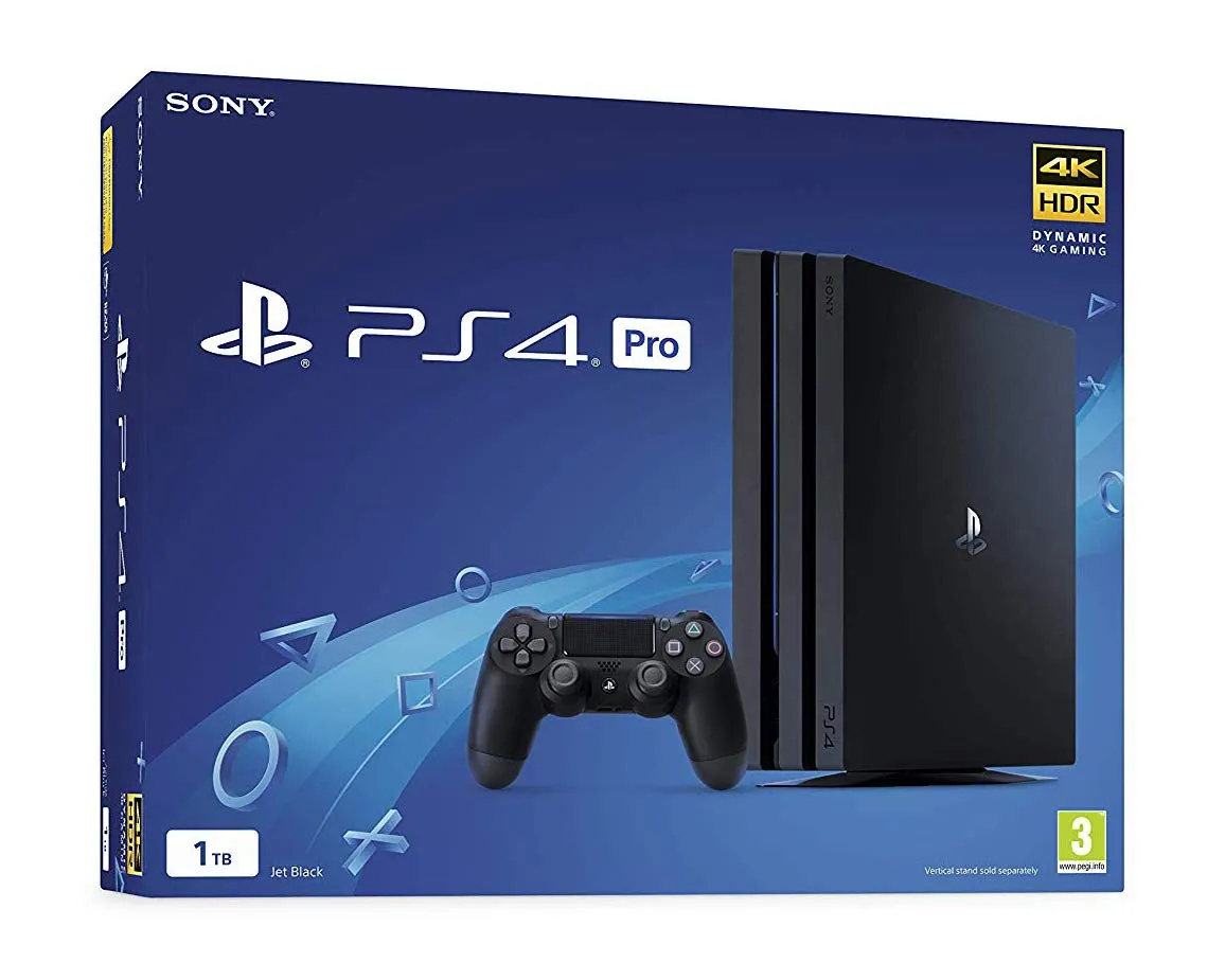 Sony PS4 Pro 1TB Console - Jet Black