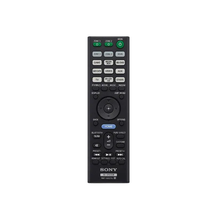 Sony STR-AN1000 | Récepteur AV cinéma maison - 8K - 7.2 canaux - 360 Spatial Sound Mapping - Noir
