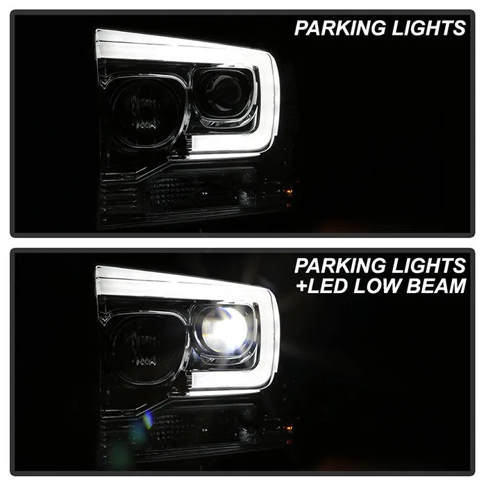 Spyder Platinum F250 F350 F450 Super Duty 05-07 Headlights Chrome