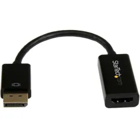 StarTech.com DisplayPort to HDMI Adapter, 4K 30Hz Active DP to HDMI Video Converter, Ultra HD DP 1.2 to HDMI 1.4 Monitor Adapter Dongle - 1 Pack - 1 x 20-pin DisplayPort 1.2 Digital Audio/Video - Male - 1 x 19-pin HDMI 1.4 Digital Audio/Video - Female