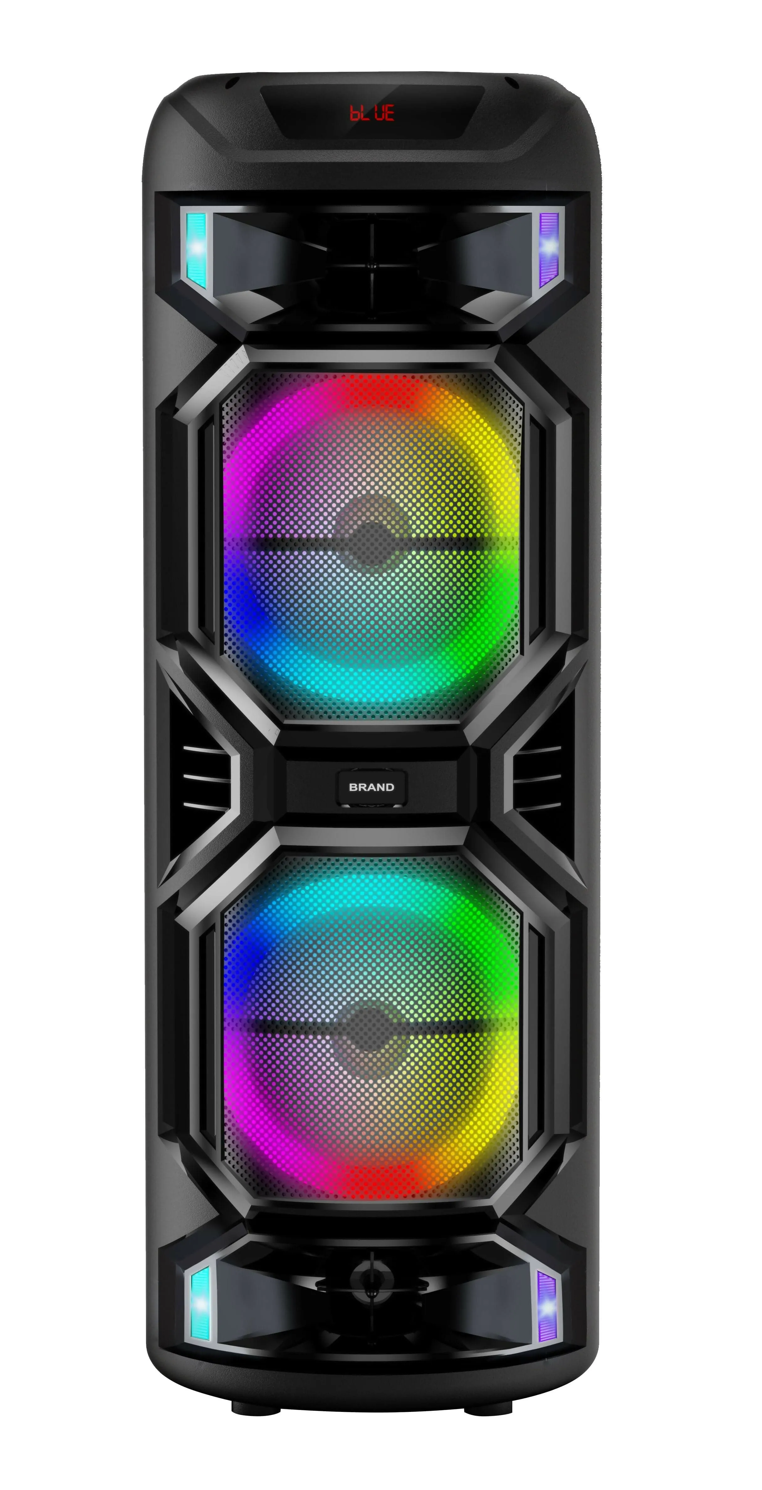 SUPER BASS - Portable Bluetooth Woofer Speaker 12.5 Inch X2 with Wireless Mic – GY1218