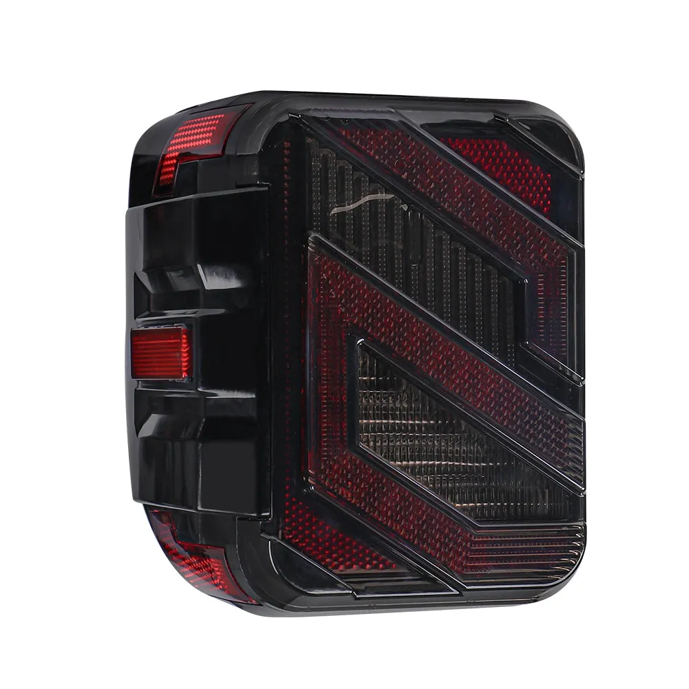 Tail Lights Compatible with Jeep Gladiator JT 2020-2024 Unique S Shaped Design