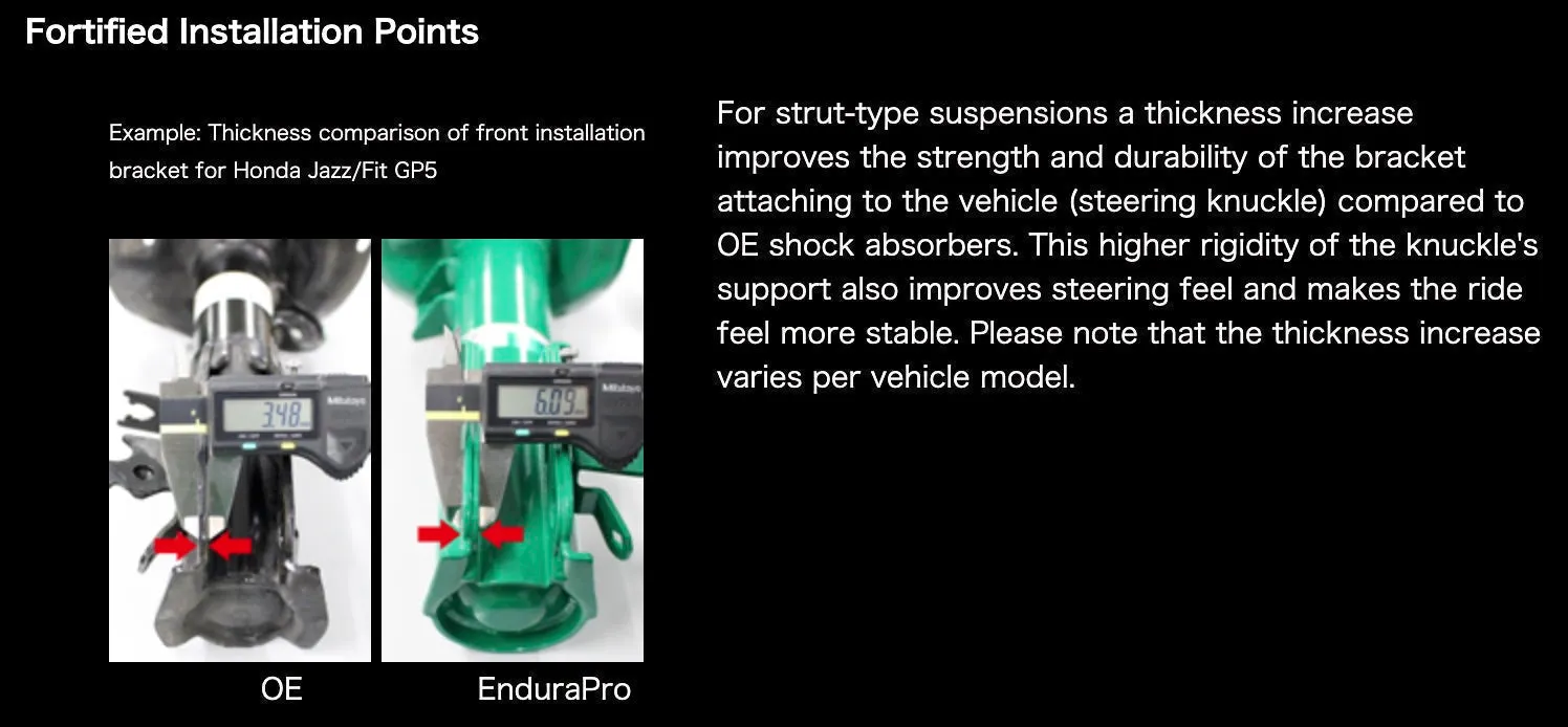 TEIN EnduraPro Plus Shocks Lexus IS250 (14-16) IS300 (16-20) Rear - 16 Way Adjustable - VSQ75-B1MS2