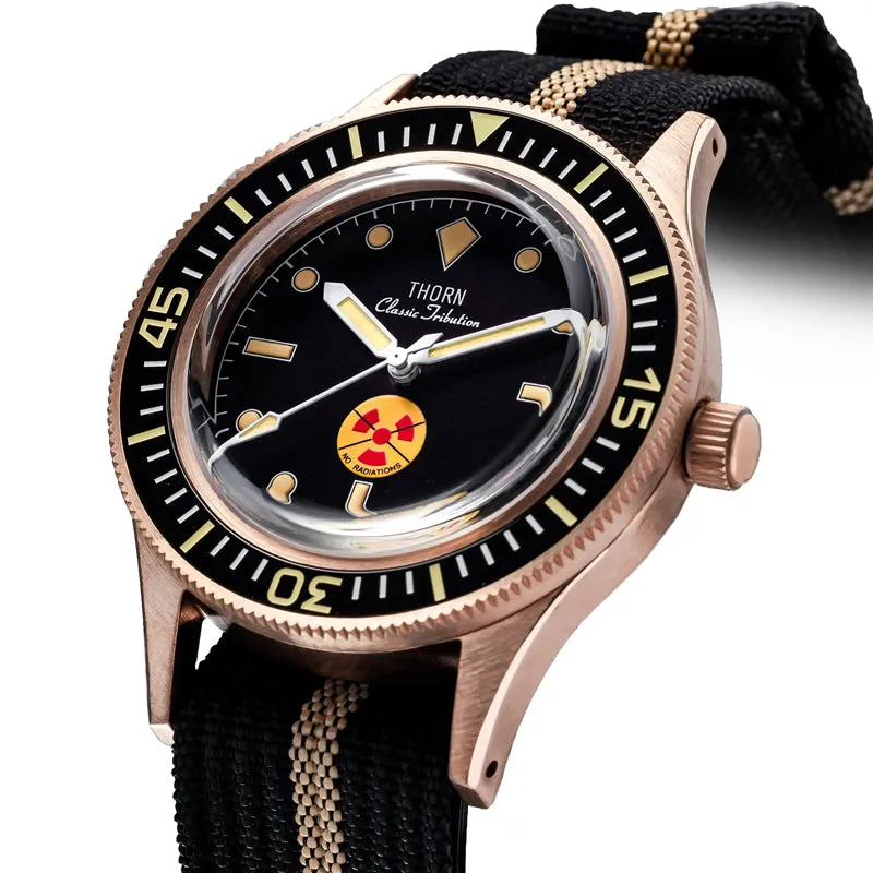 Thorn Retro 50-fathoms Bronze Diver Watch