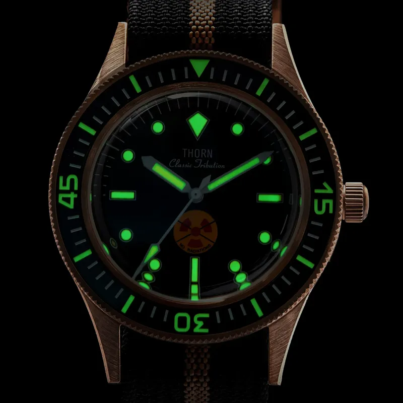 Thorn Retro 50-fathoms Bronze Diver Watch
