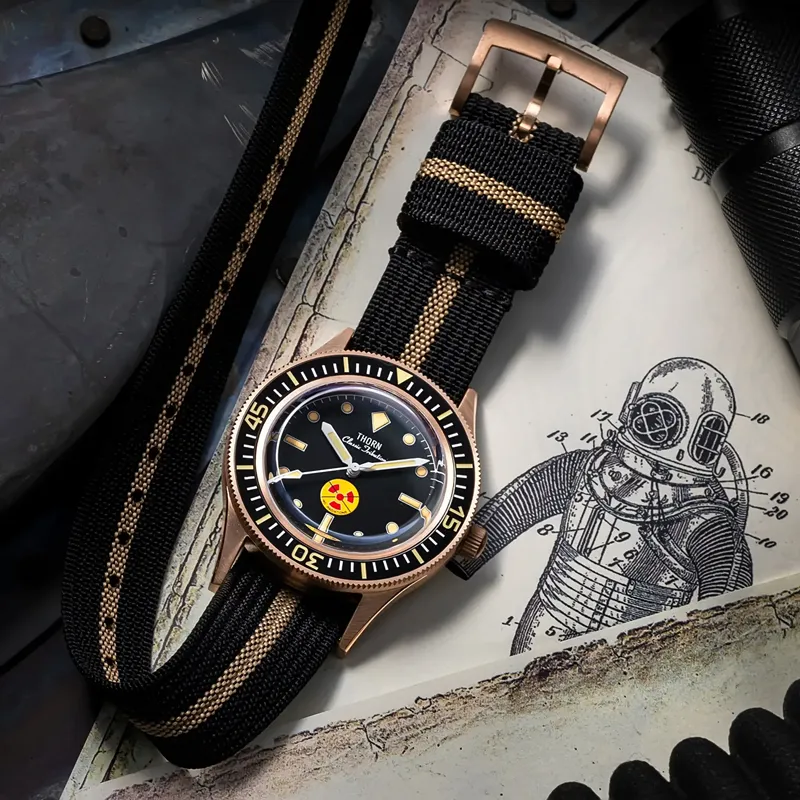 Thorn Retro 50-fathoms Bronze Diver Watch