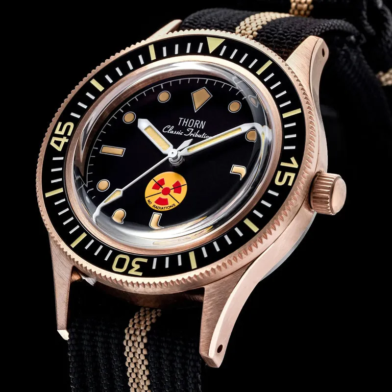 Thorn Retro 50-fathoms Bronze Diver Watch