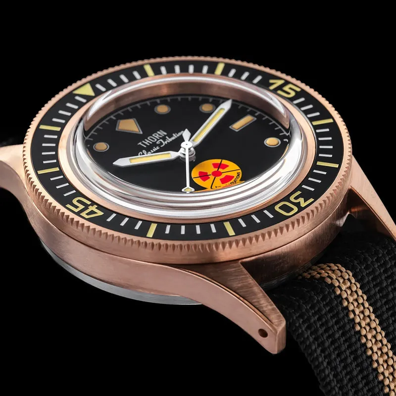 Thorn Retro 50-fathoms Bronze Diver Watch