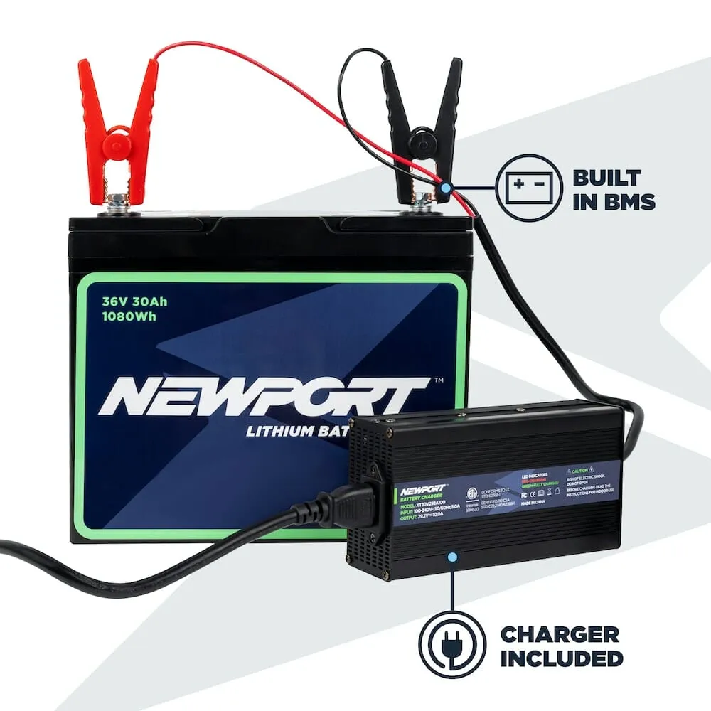 TitanX Propel 10.5 Stern Newport NK300   36V 30AH Battery Motorization Kit