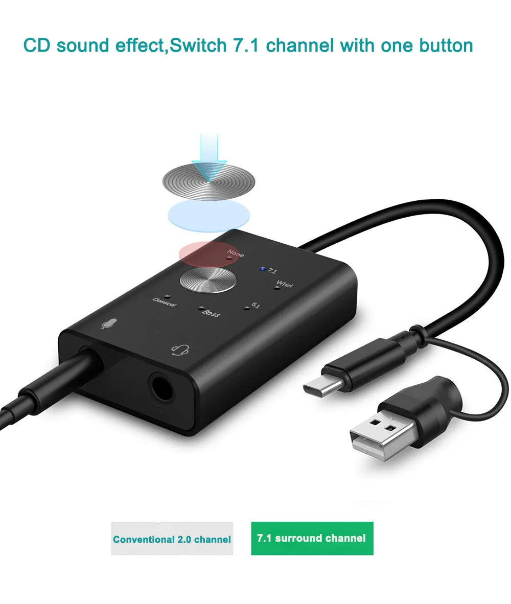 Usb Audio Sound Card Adapter