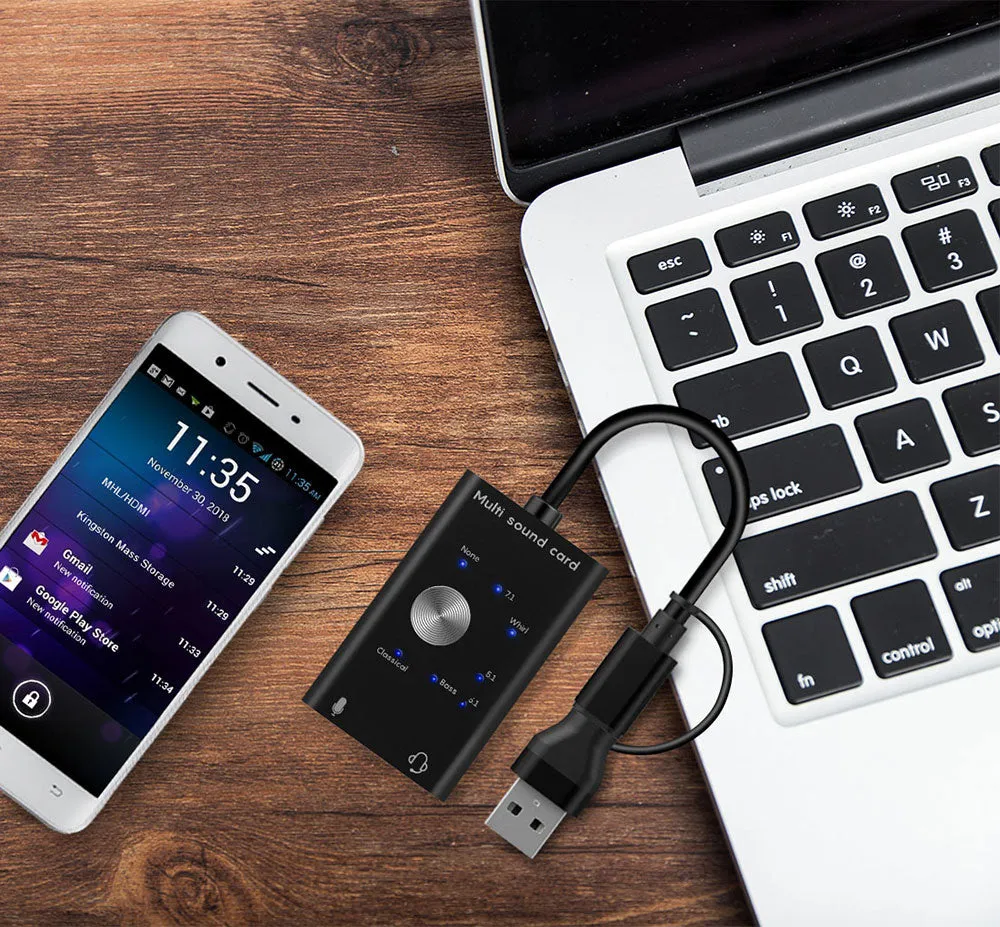 Usb Audio Sound Card Adapter
