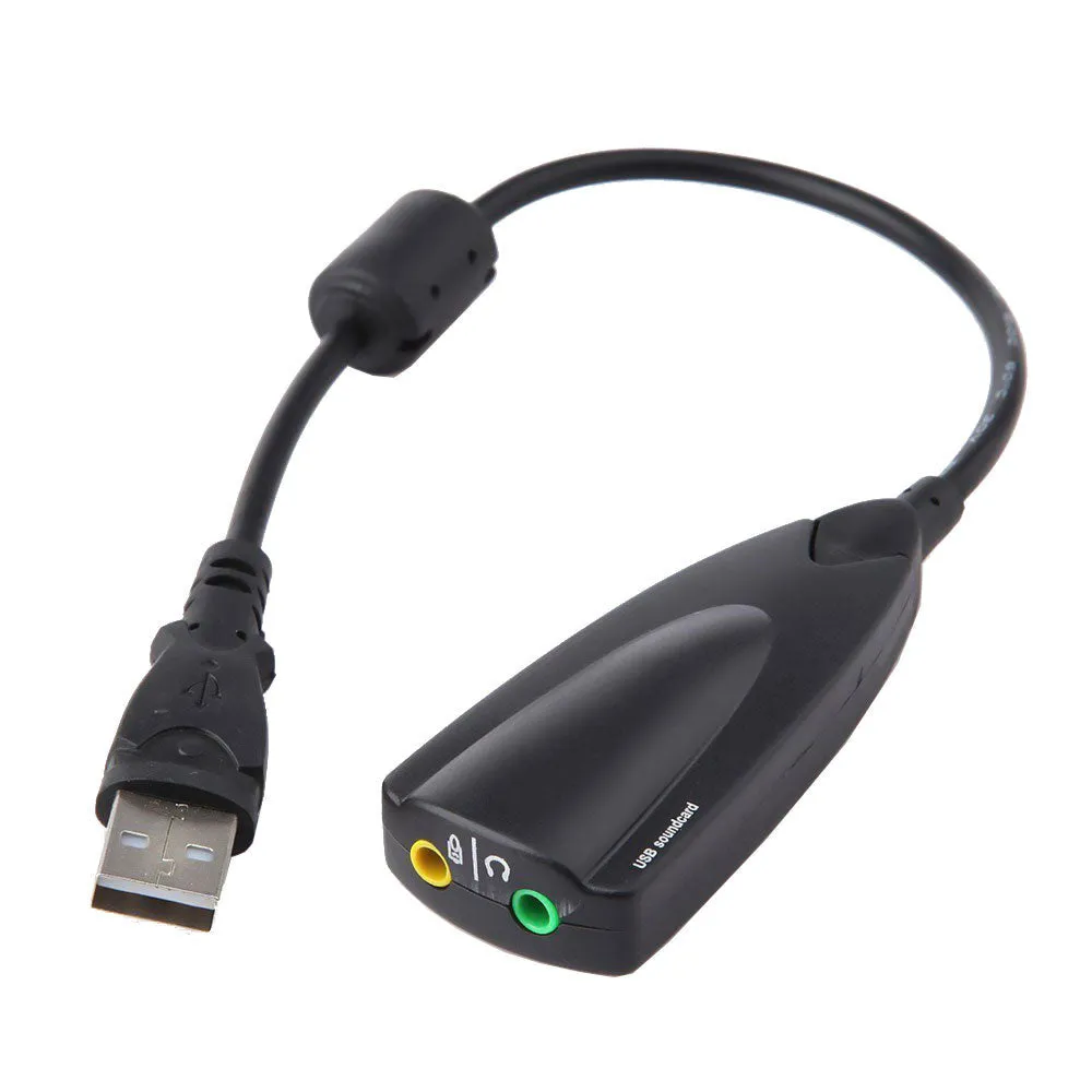 USB Sound Card 5HV2 7.1 Surround Sound 12Ch