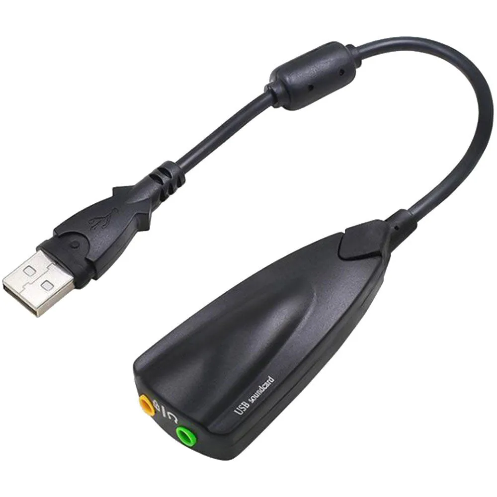 USB Sound Card 5HV2 7.1 Surround Sound 12Ch