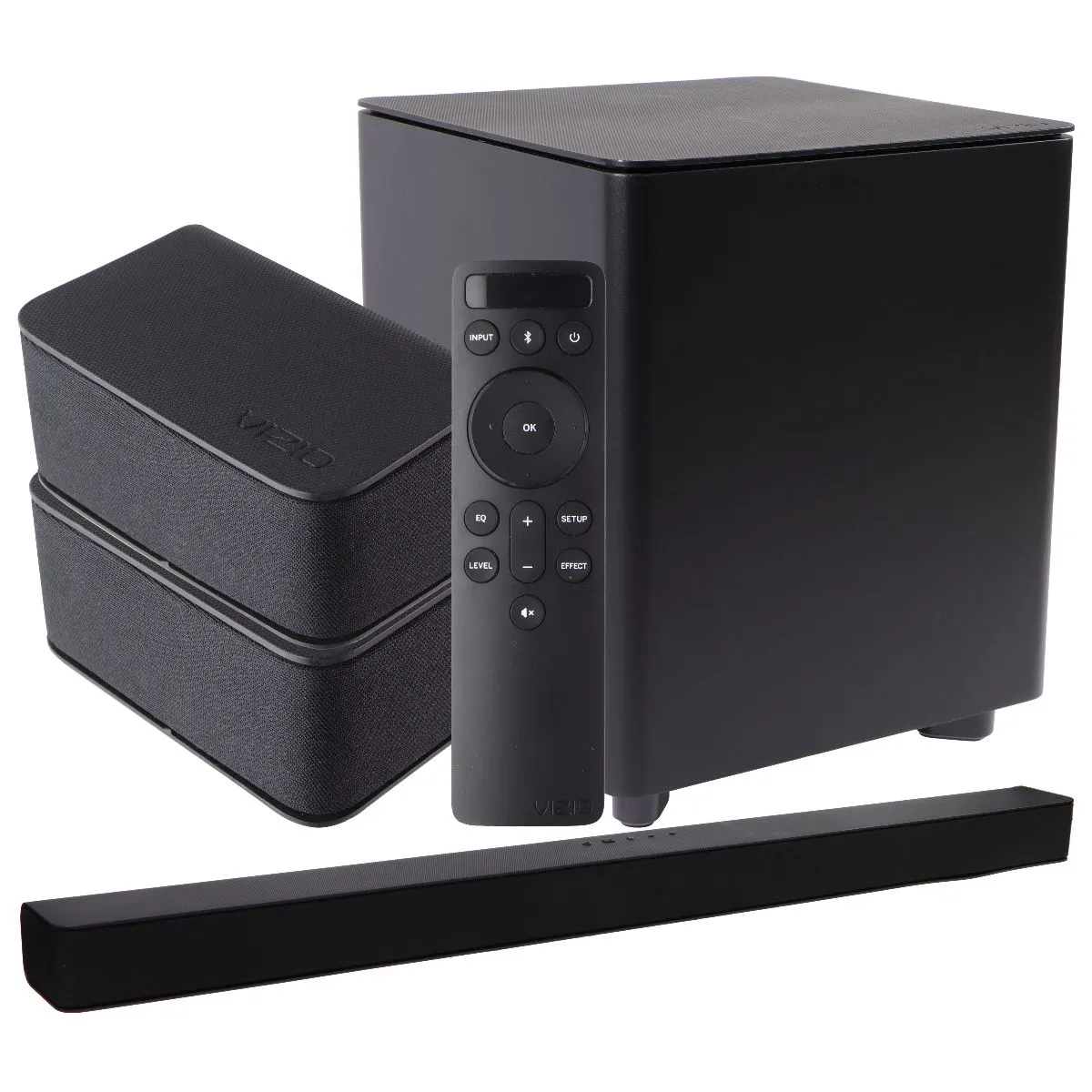 VIZIO V-Series 5.1 Home Theater Sound Bar System with Enhanced 5 Wireless Subwoofer (Model V51-H6)