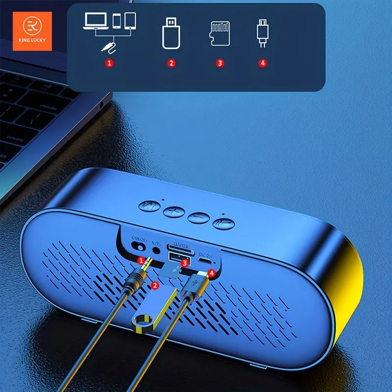 Wireless Speaker, With Waterproof, Stereo Sound, Portable Wireless Speaker Compatible With IPhone, Samsung And More