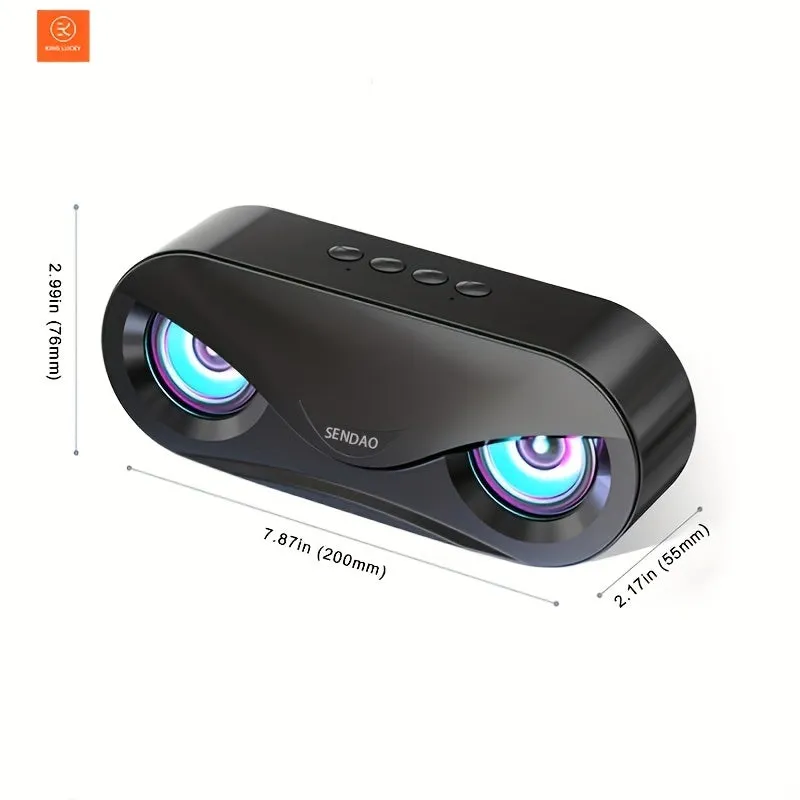Wireless Speaker, With Waterproof, Stereo Sound, Portable Wireless Speaker Compatible With IPhone, Samsung And More