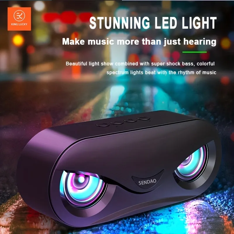 Wireless Speaker, With Waterproof, Stereo Sound, Portable Wireless Speaker Compatible With IPhone, Samsung And More