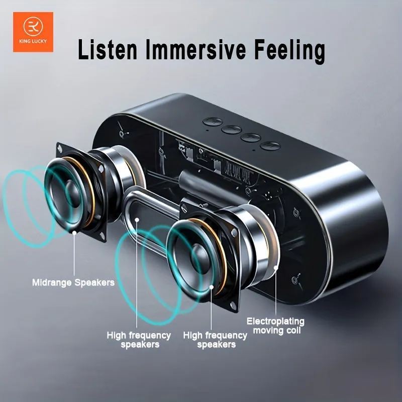 Wireless Speaker, With Waterproof, Stereo Sound, Portable Wireless Speaker Compatible With IPhone, Samsung And More