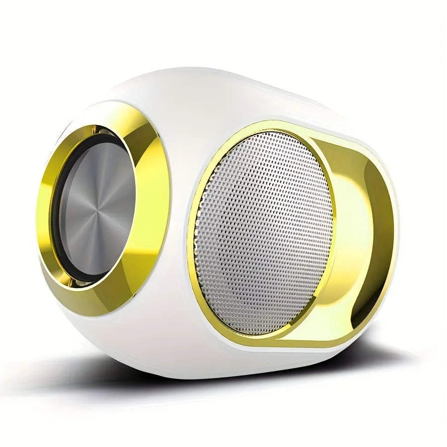 X6 Wireless 5.2 Speaker - Powerful High Volume Bass - Portable for Outdoor Activities and Camping - FM Radio - Compatible with Phones, Tablets, Laptops