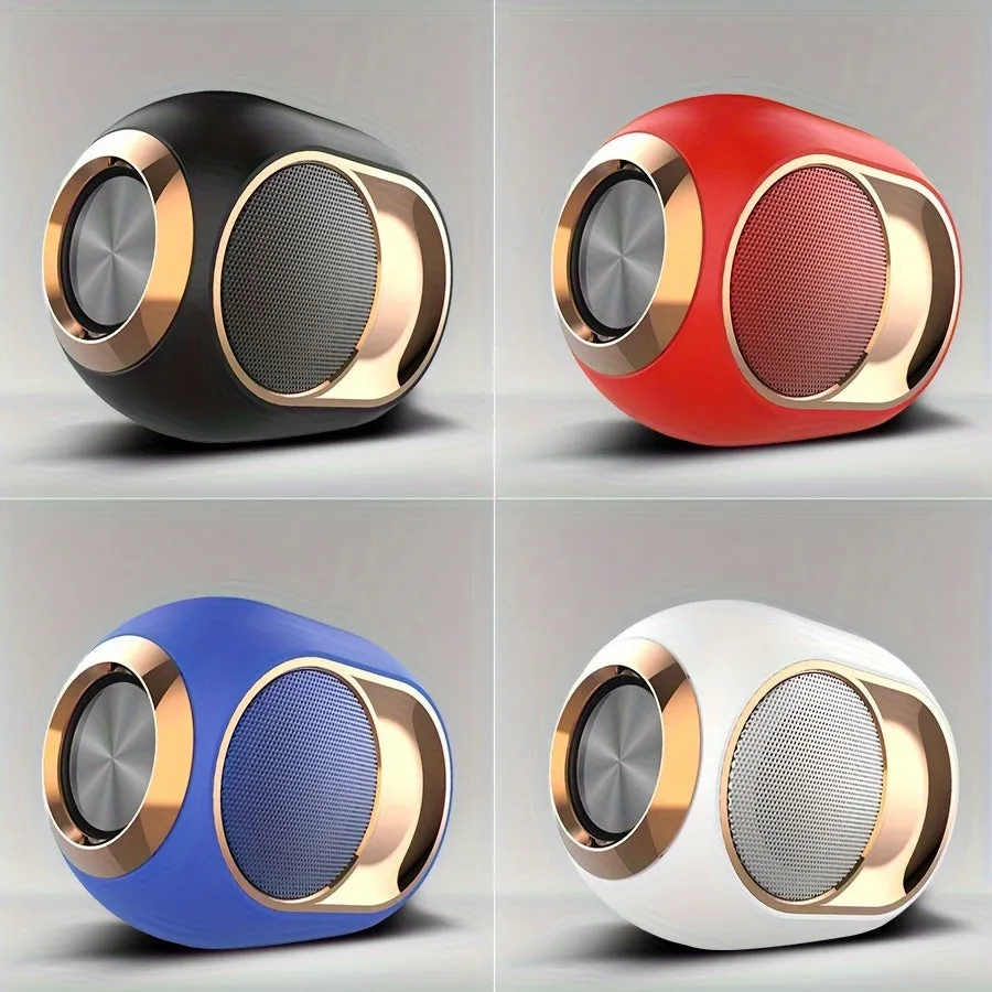 X6 Wireless 5.2 Speaker - Powerful High Volume Bass - Portable for Outdoor Activities and Camping - FM Radio - Compatible with Phones, Tablets, Laptops