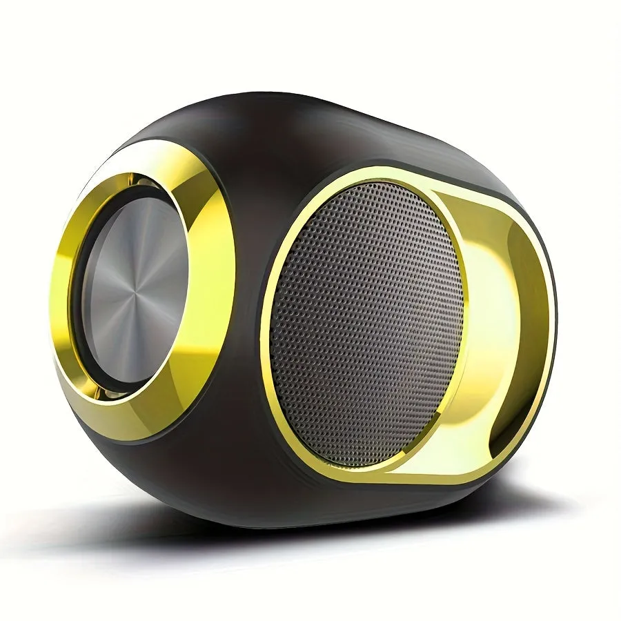 X6 Wireless 5.2 Speaker - Powerful High Volume Bass - Portable for Outdoor Activities and Camping - FM Radio - Compatible with Phones, Tablets, Laptops