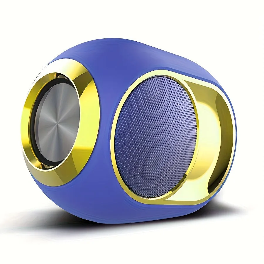 X6 Wireless 5.2 Speaker - Powerful High Volume Bass - Portable for Outdoor Activities and Camping - FM Radio - Compatible with Phones, Tablets, Laptops