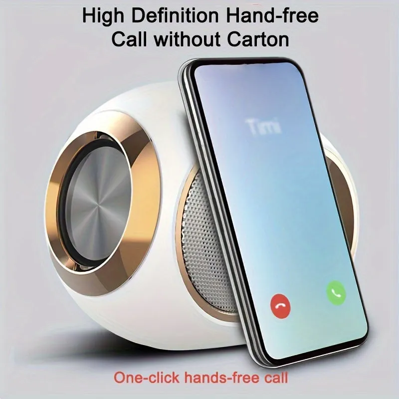 X6 Wireless 5.2 Speaker - Powerful High Volume Bass - Portable for Outdoor Activities and Camping - FM Radio - Compatible with Phones, Tablets, Laptops
