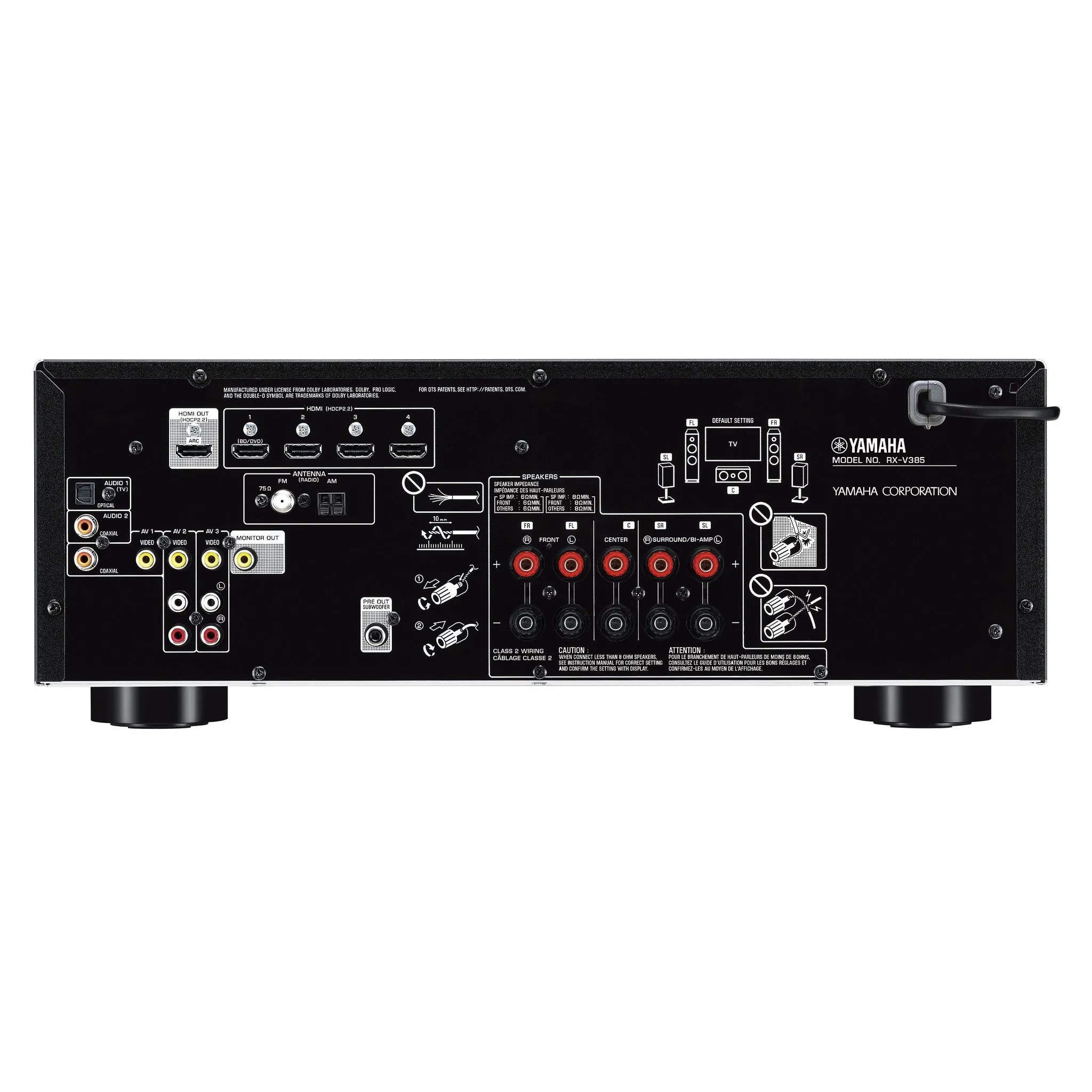 Yamaha Audio YHT-4950U 4K Ultra HD 5.1-Channel Home Theater System with Bluetooth, Black