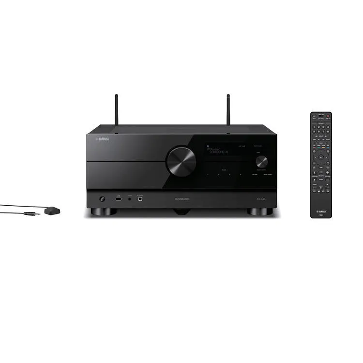 Yamaha RXA4A | Récepteur AV cinéma maison 7.2 - Série Aventage - HDMI 8K - MusicCast - HDR10  - 100W à 7.2 canaux - Zone 2 - Noir