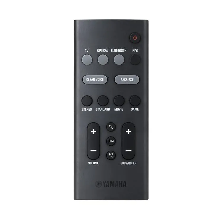 Yamaha SRB40A | Barre de son 2 canaux - Caisson de graves Sans Fil - Noir