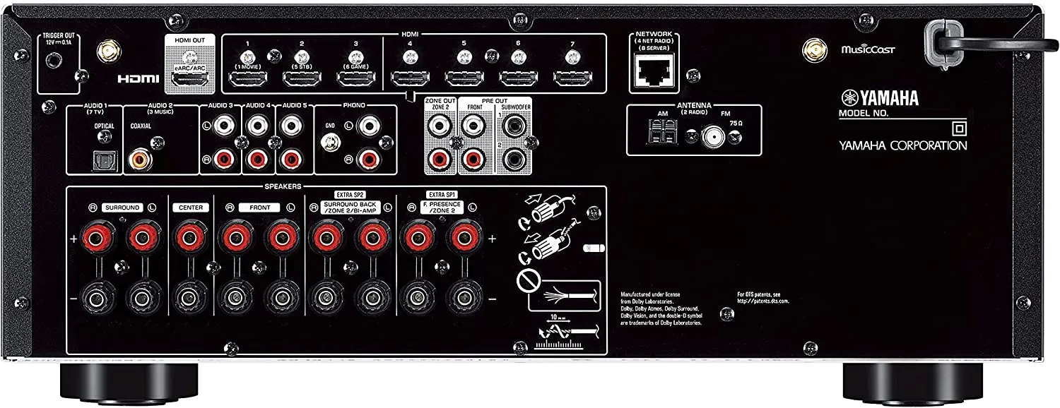 Yamaha TSR-700 7.1 Channel AV Receiver
