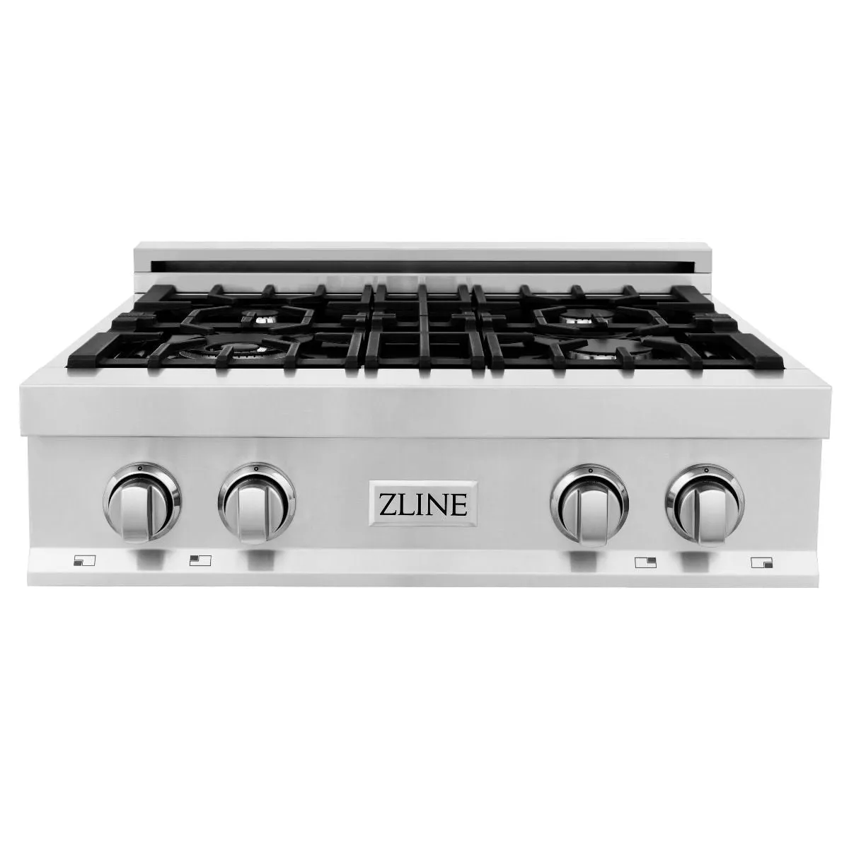 ZLINE 5-Piece Appliance Package - 30-Inch Rangetop, Refrigerator with Water Dispenser, 30-Inch Electric Wall Oven, 3-Rack Dishwasher, and Convertible Wall Mount Hood in Stainless Steel (5KPRW-RTRH30-AWSDWV)